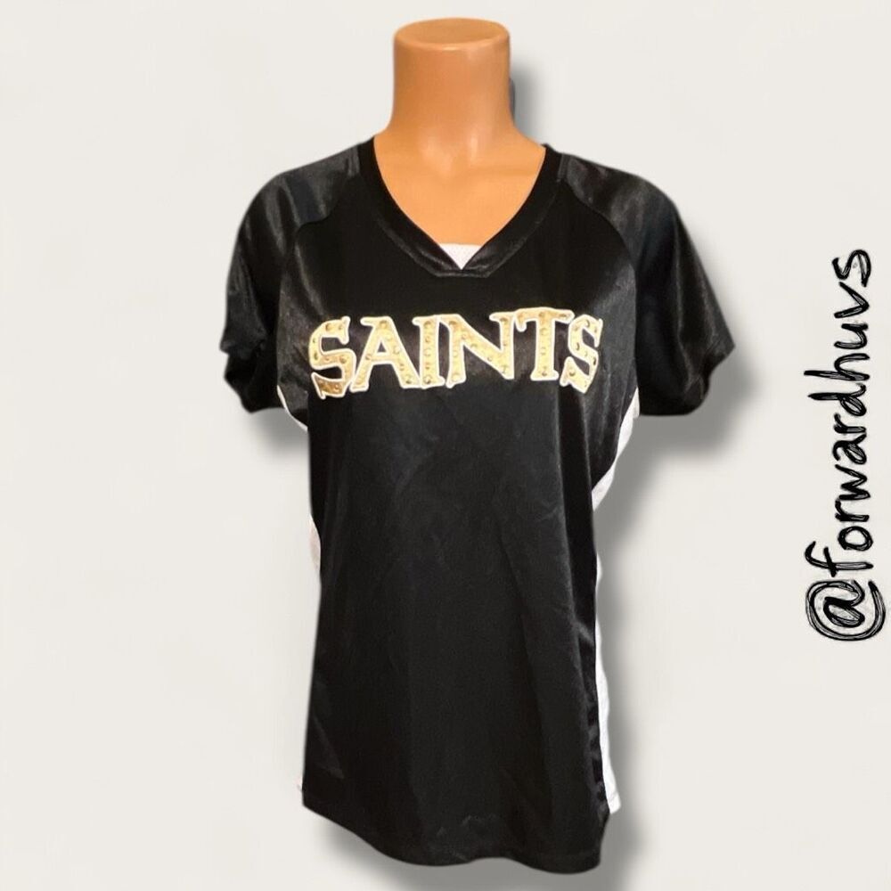 NFL Team Apparel Women’s Cut Saints Shirt Size Medium